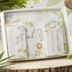 Safari Baby Shower Invitation & Thank You Card Bundle