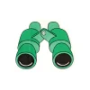 Safari Binoculars Dessert Napkins 24ct