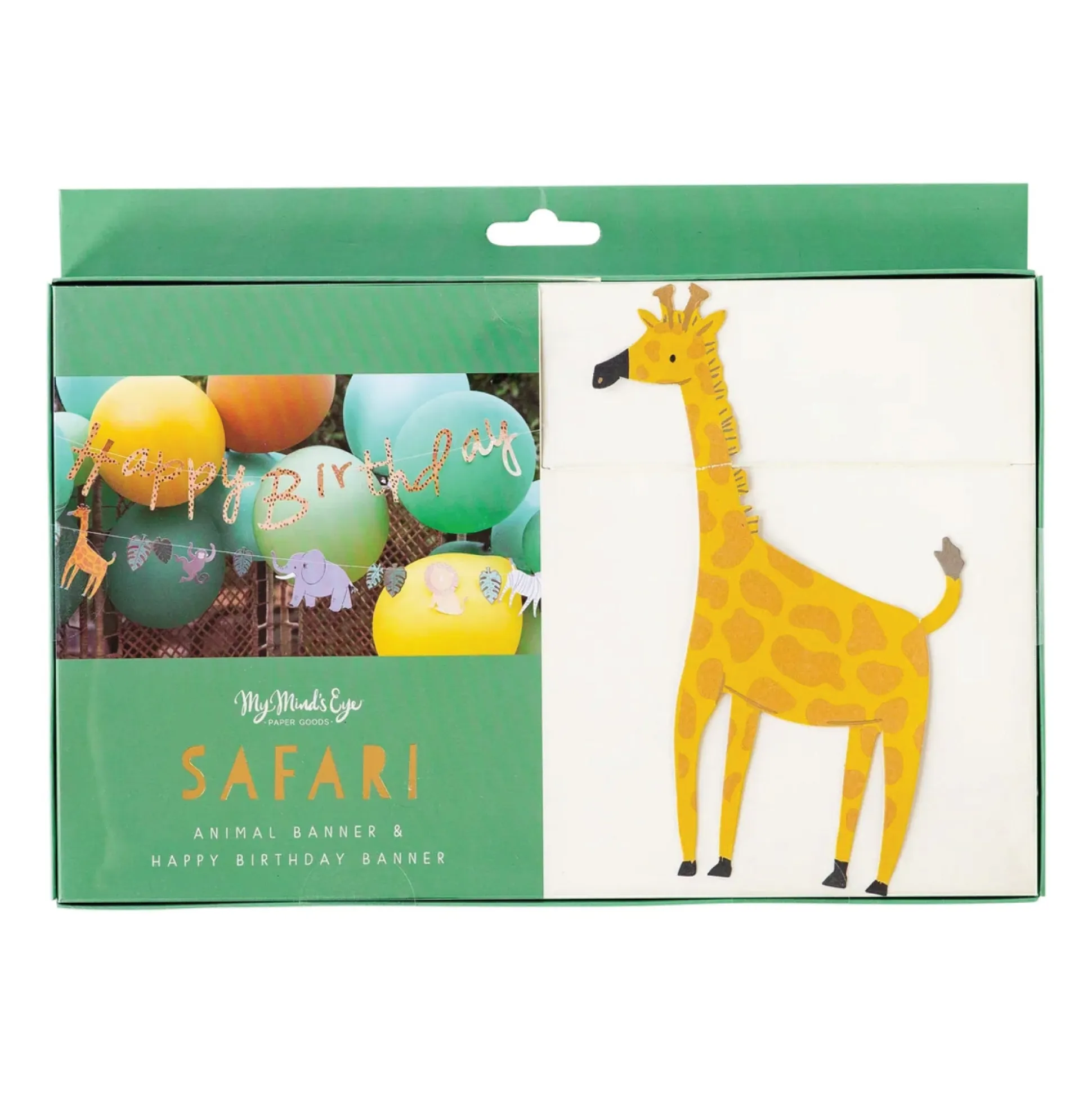 Safari Happy Birthday Banner Set