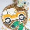 Safari Jeep Tour Paper Table Runner 10ft