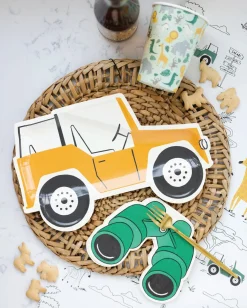 Safari Jeep Tour Paper Table Runner 10ft