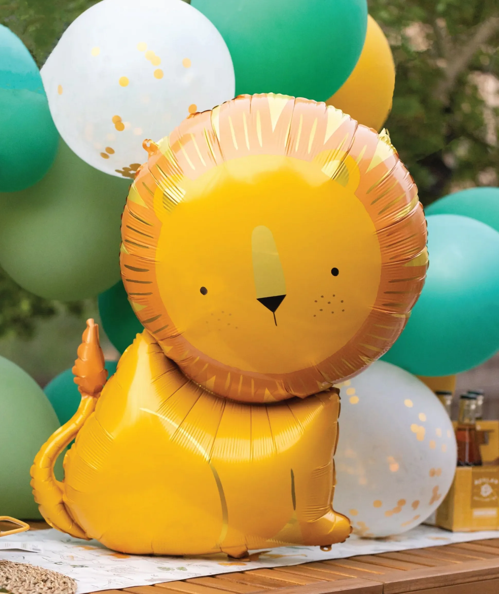 Safari Lion Mylar Balloon 24in