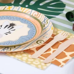 Safari Spots & Stripes Dessert Napkins 16ct