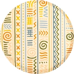 Safari Tribal Stripe Dinner Plates 8ct