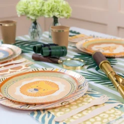 Safari Tribal Stripe Dinner Plates 8ct