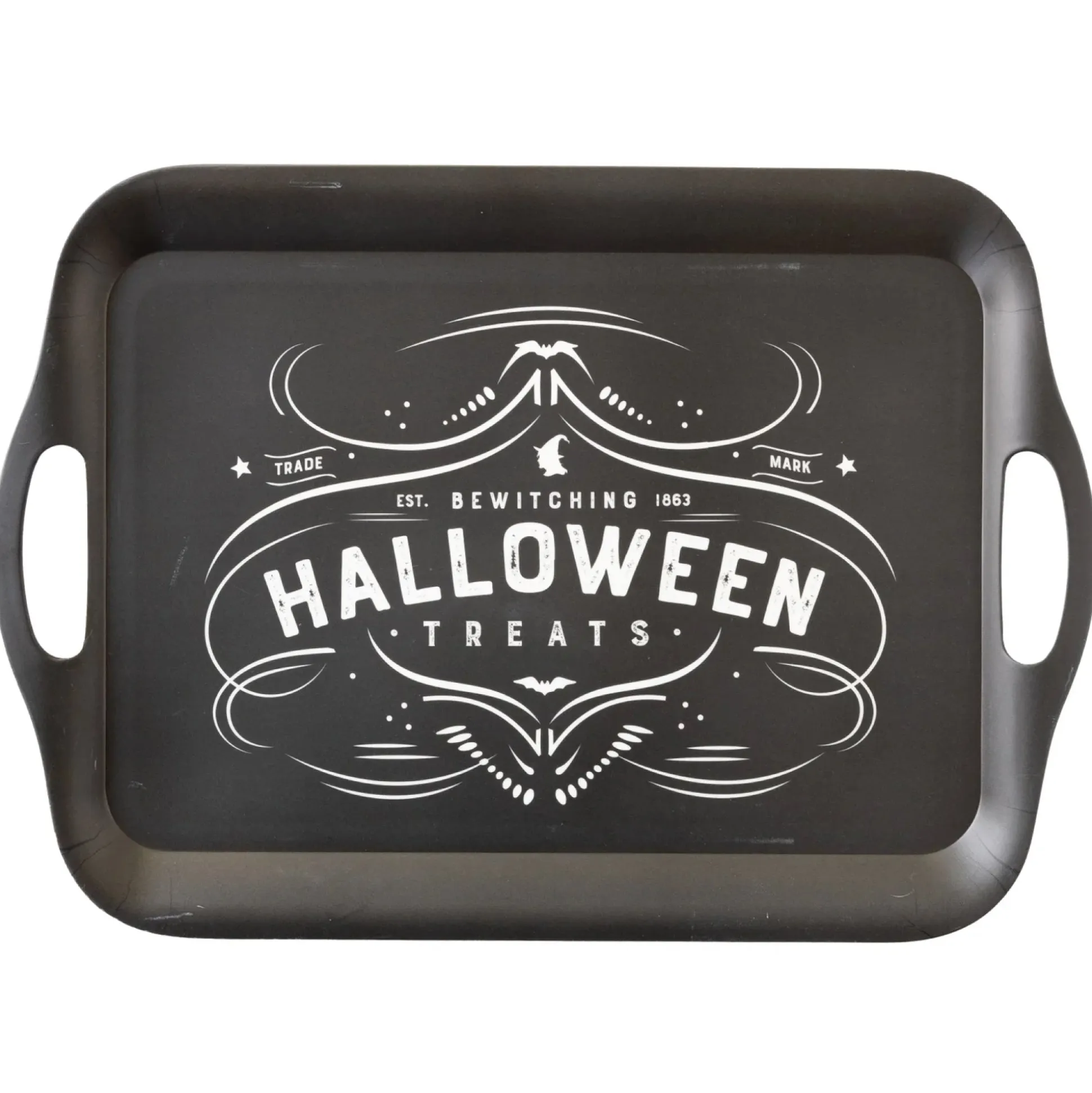Salem Apothecary Halloween Bamboo Serving Tray
