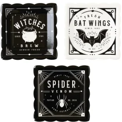 Salem Apothecary Label Paper Plates 9ct