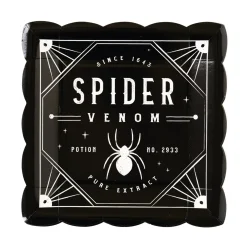 Salem Apothecary Label Paper Plates 9ct
