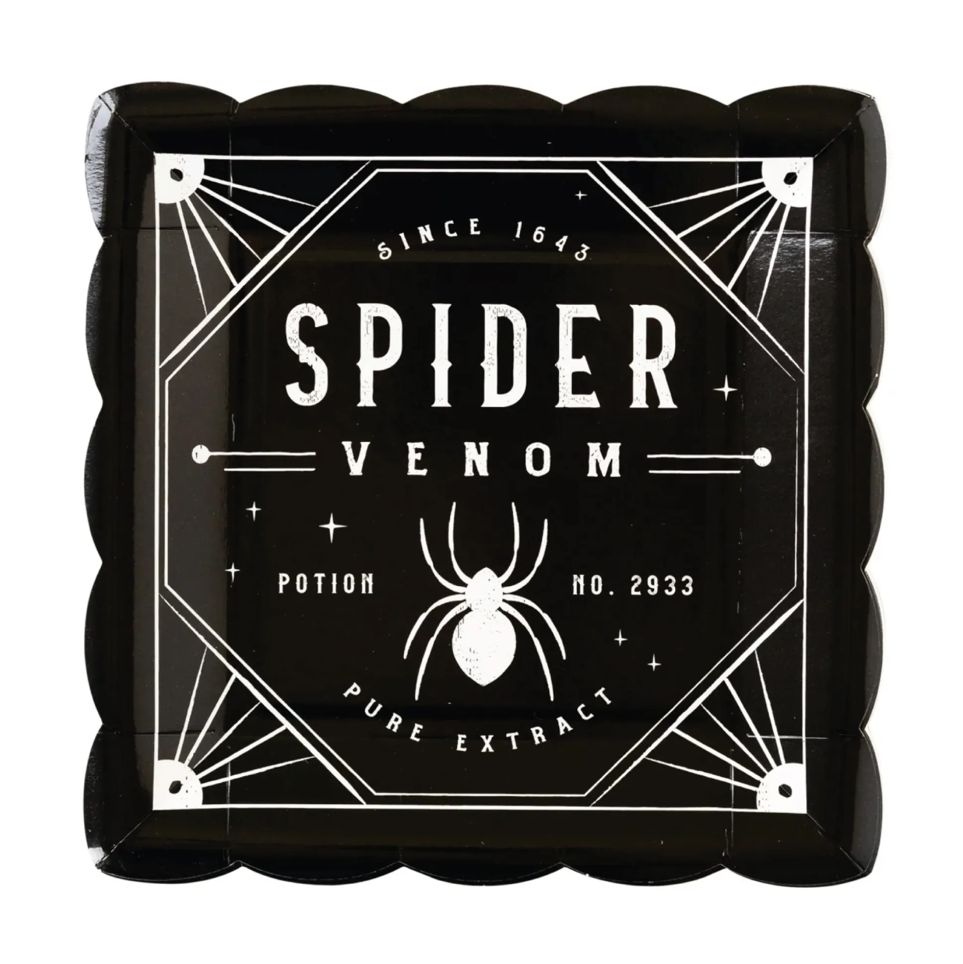 Salem Apothecary Label Paper Plates 9ct
