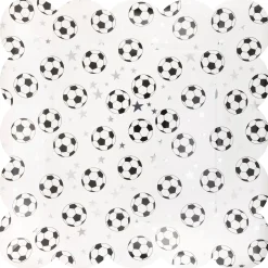 Scattered Soccer Balls Lunch Plates 8ct