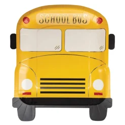 School Bus Shaped Lunch Plates 8ct