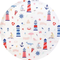 Seaside Icons Dinner Plates 8ct