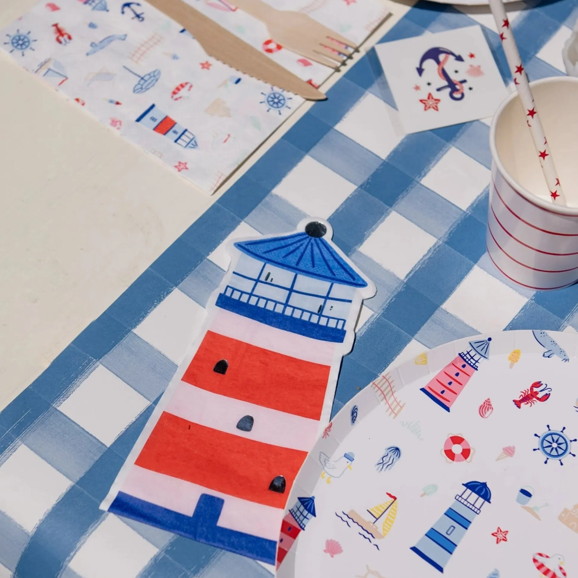 Seaside Lighthouse Lunch Napkins 16ct