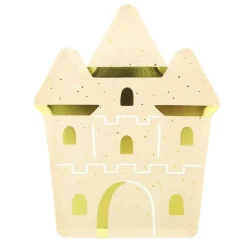 Seaside Sand Castle Dessert Plates 8ct