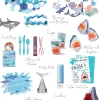 Shark Party Photo Booth Props 10ct