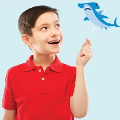 Shark Party Photo Booth Props 10ct