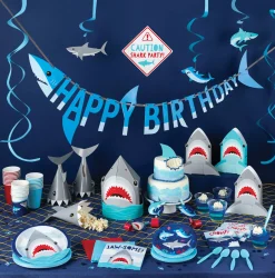 Shark Party Photo Booth Props 10ct