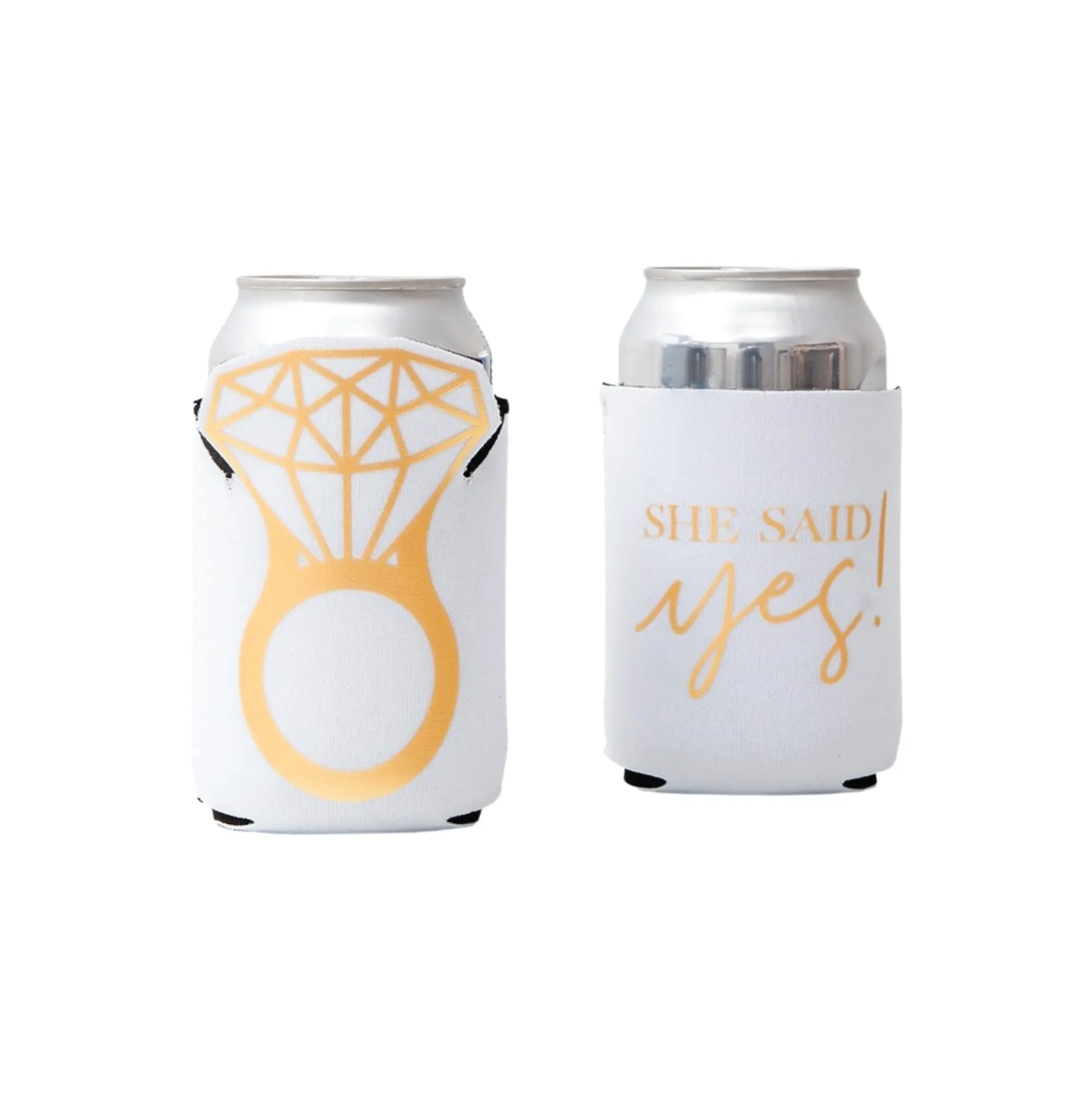 She Said Yes Can Coozie