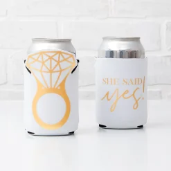 She Said Yes Can Coozie