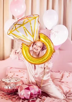 She Said Yes Engagement Party Balloon Bouquet 6pc