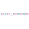 Shimmer Mermaid Happy Birthday Pennant Banner