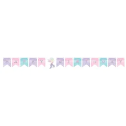 Shimmer Mermaid Happy Birthday Pennant Banner