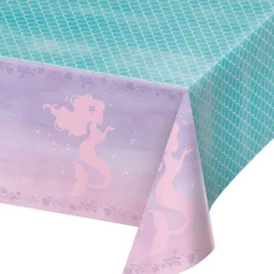 Shimmer Mermaid Plastic Table Cover