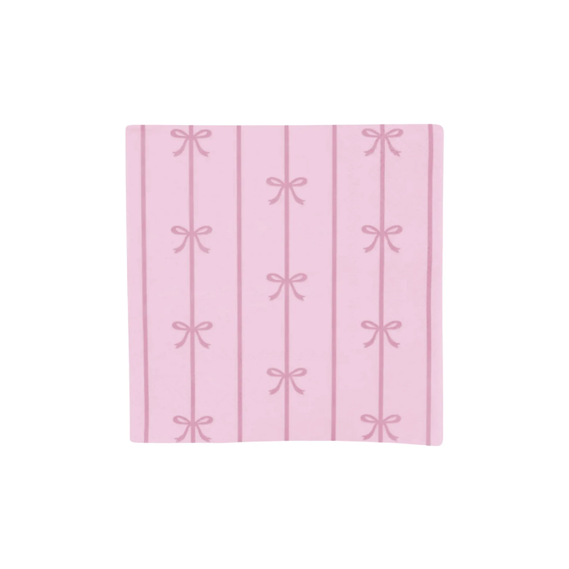 Signature Dark Pink Bow Dessert Napkins 20ct