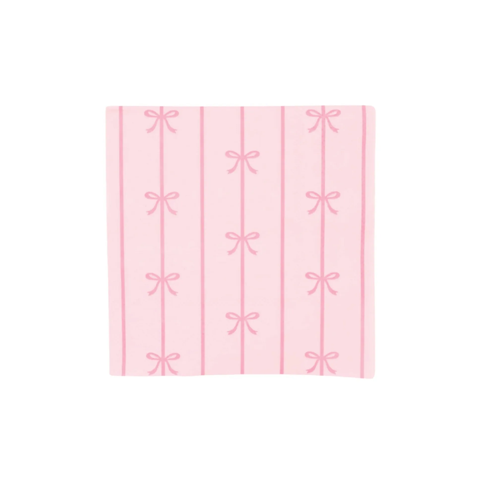 Signature Pink Bow Dessert Napkins 20ct