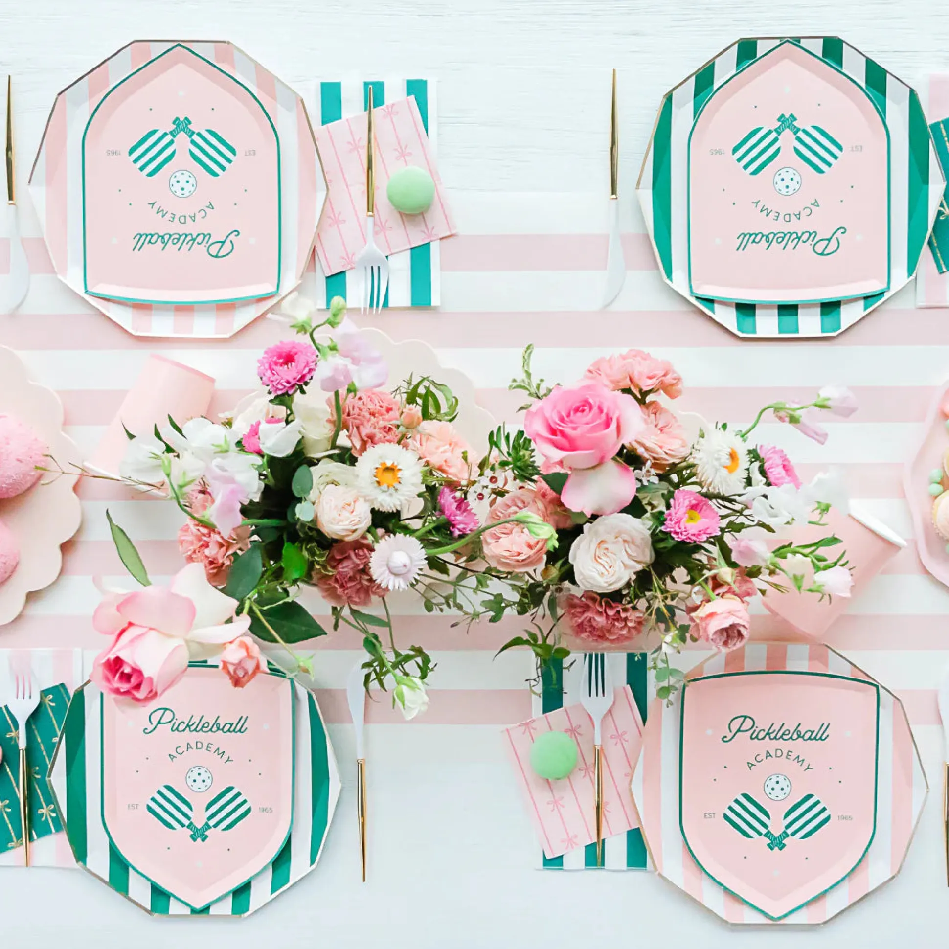 Signature Pink Bow Dessert Napkins 20ct