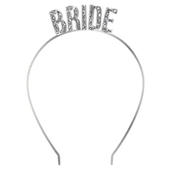 Silver Bride Headband