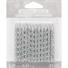 Silver Spiral Birthday Candles