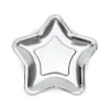 Silver Star Dessert Plates 6ct