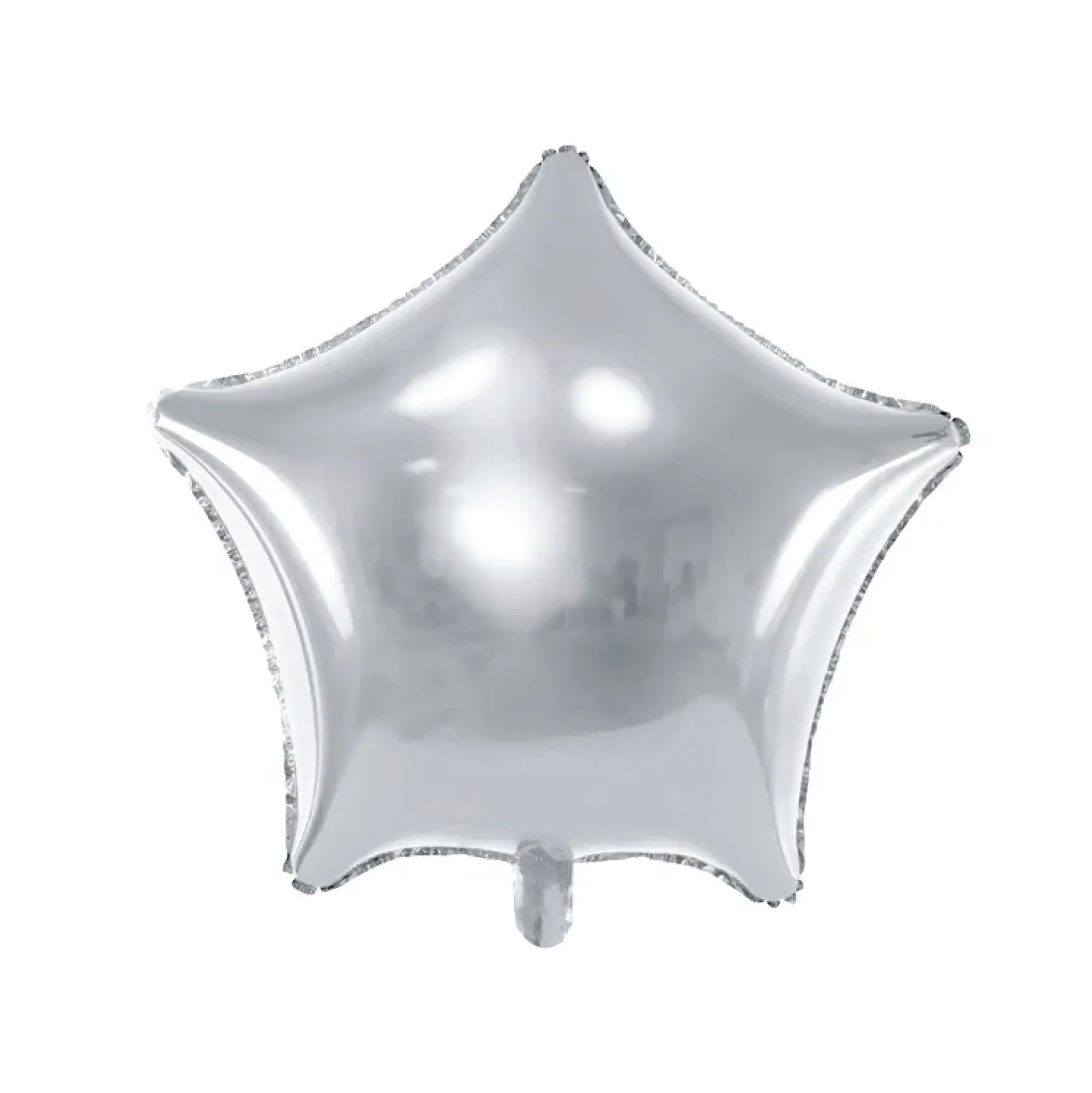 Silver Star Foil Balloon 19in