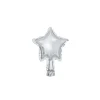 Silver Star 4in Balloons 25ct