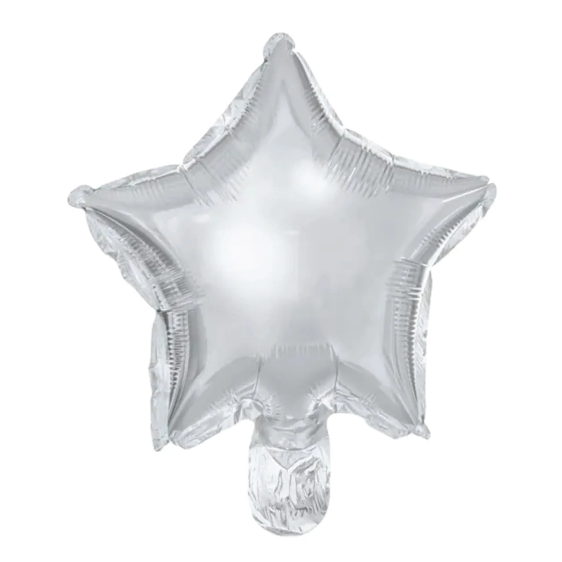 Silver Star 8in Balloons 25ct