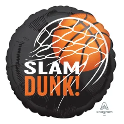 Slam Dunk Basketball Foil Balloon 28in