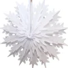 Small White Tissue Paper Snowflake 15in
