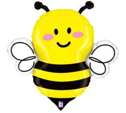 24" Smiling Bumble Bee Balloon