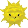 Smiling Iridescent Sun Balloon 27in