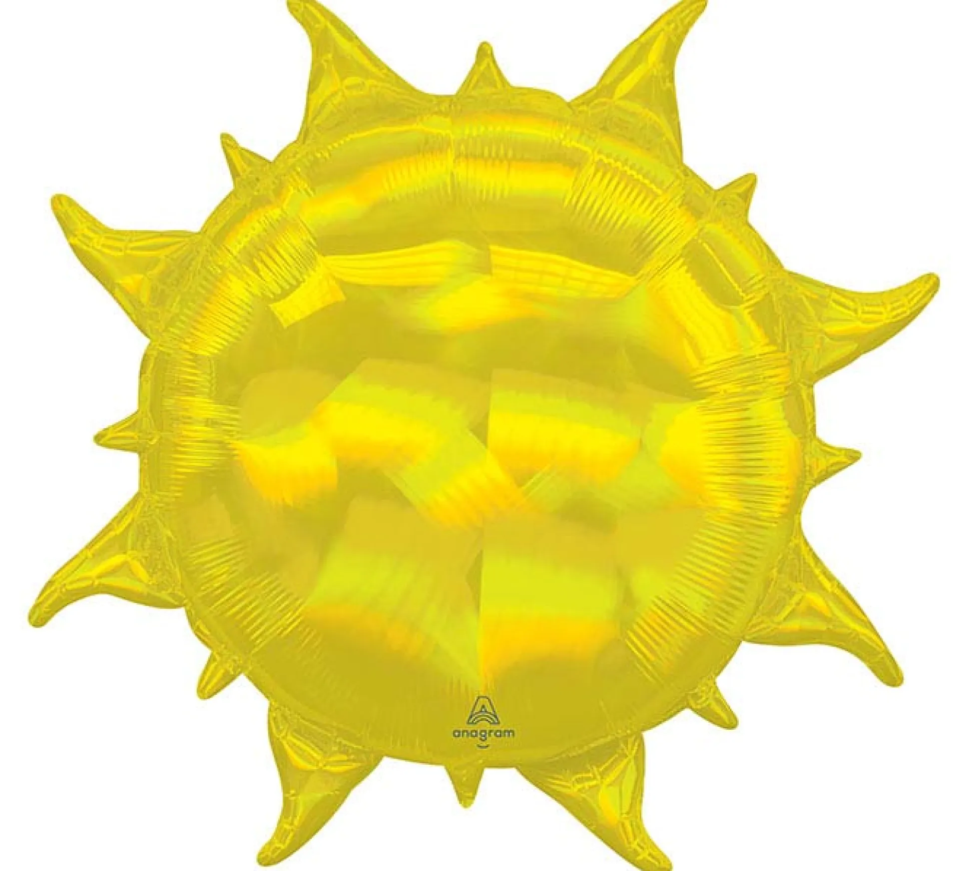 Smiling Iridescent Sun Balloon 27in