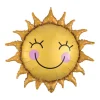 Smiling Spotted Sunshine Sun Balloon 29in