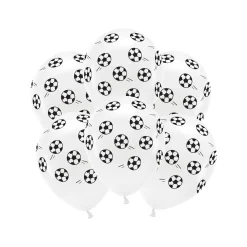 Soccer Ball Latex Balloons 6ct