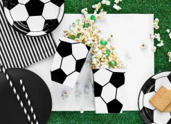 Soccer Ball Popcorn Boxes 6ct