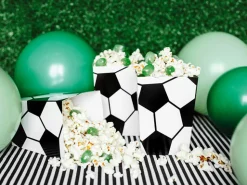 Soccer Ball Popcorn Boxes 6ct
