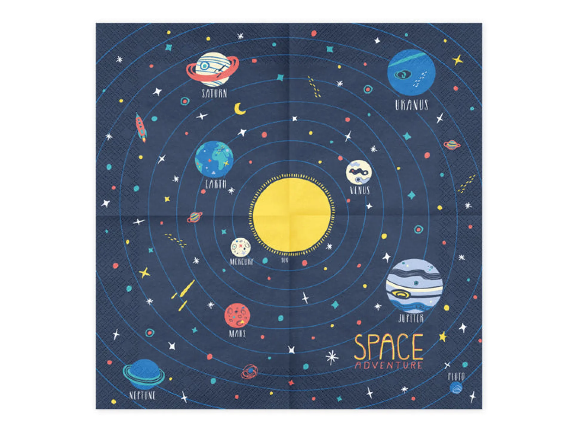 Space Adventure Lunch Napkins 20ct