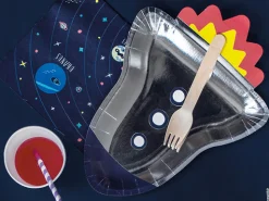 Space Rocket Lunch Plates 6ct