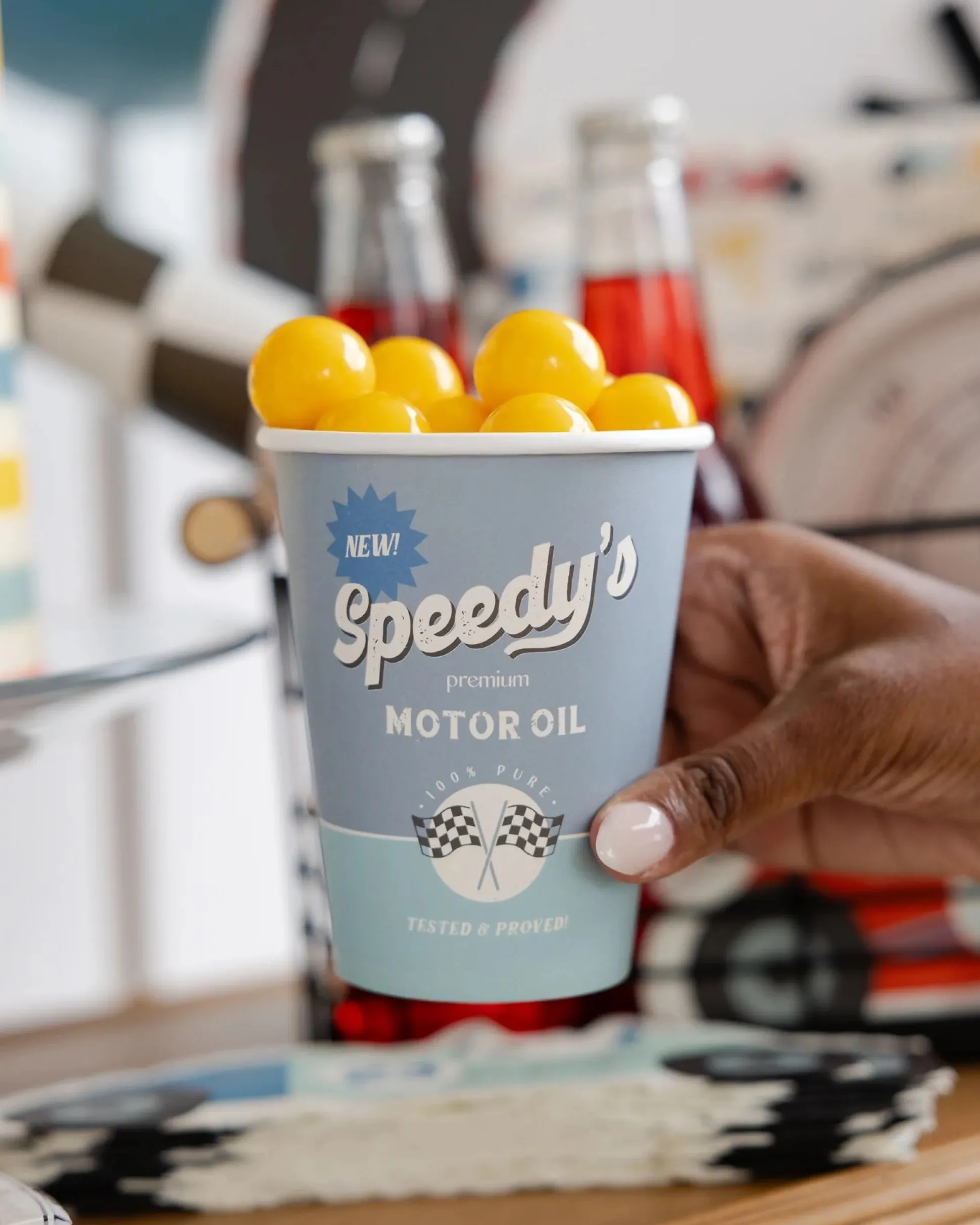 Speedy's Motor Oil Paper Cups 8ct