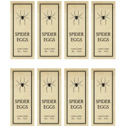 Spider Eggs Test Tube Labels