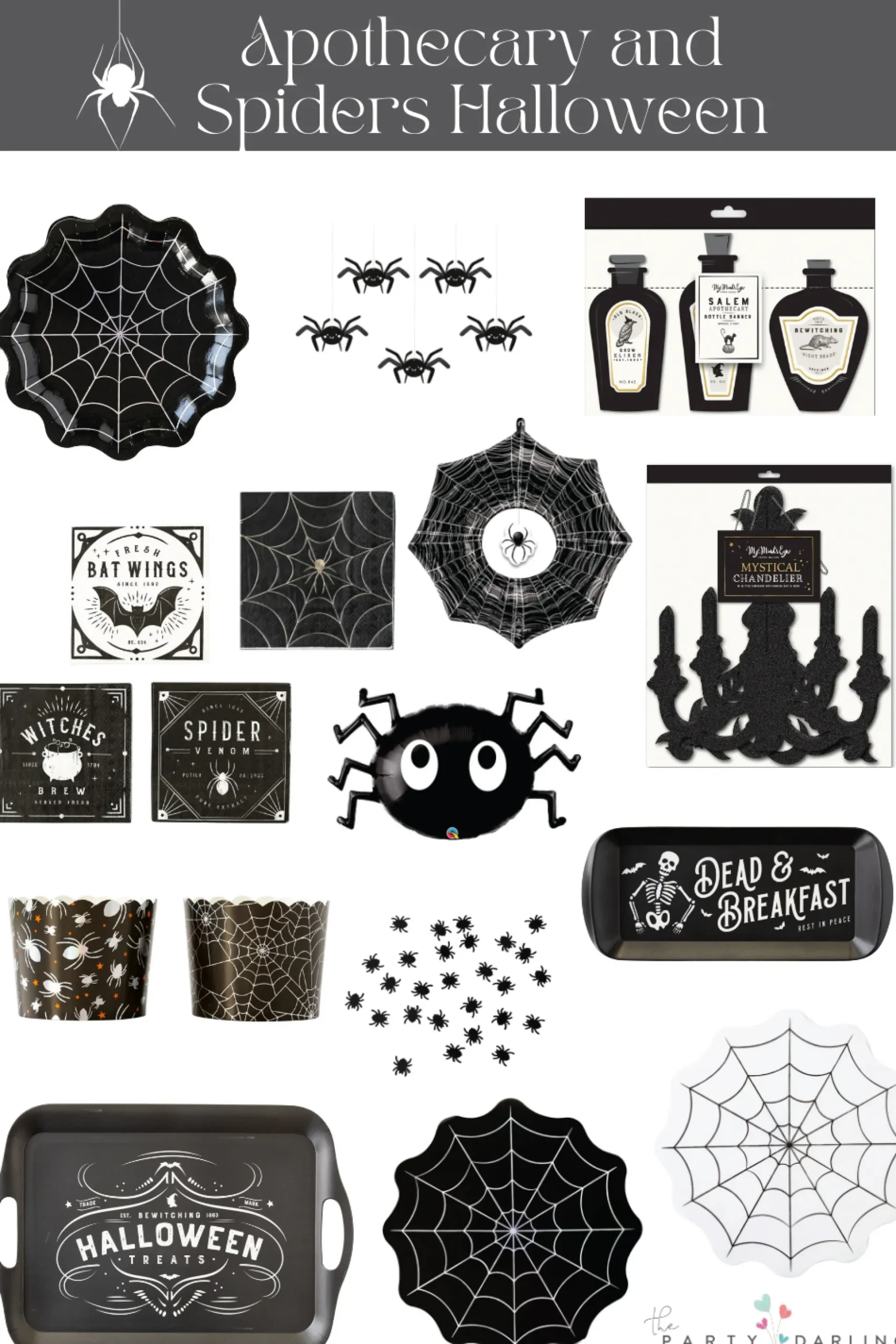 Spider Web Dessert Napkins 18ct